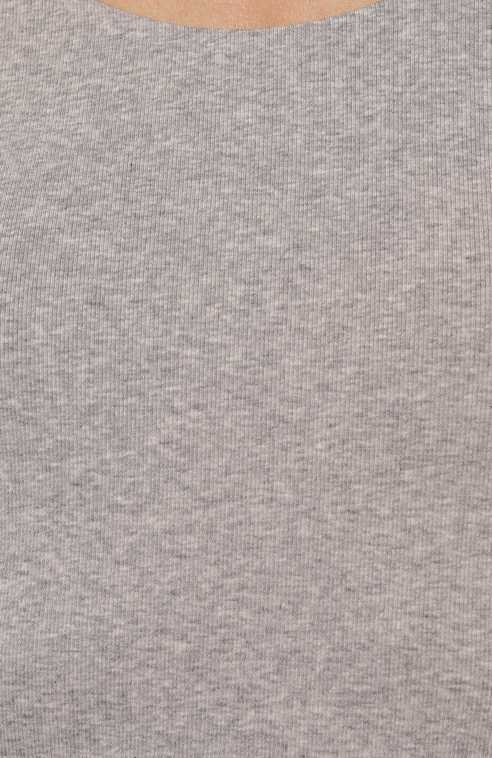 Женская хлопковая футболка GRAN SASSO серого цвета, арт. 60271/80302 | Фото 5 (Рукава: Короткие; Длина (для топов): Стандартные; Материал сплава: Проставлено; Материал внешний: Хлопок; Женское Кросс-КТ: Футболка-одежда; Драгоценные камни: Проставлено; Стили: Кэжуэл)