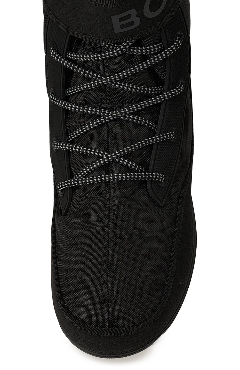 Мужские текстильные сапоги BOGNER черного цвета, арт. 32347614 | Фото 6 (Материал внешний: Текстиль; Материал сплава: Проставлено; Материал утеплителя: Без утеплителя; Материал внутренний: Текстиль; Подошва: Массивная; Драгоценные камни: Проставлено; Мужское Кросс-КТ: Сапоги-обувь)