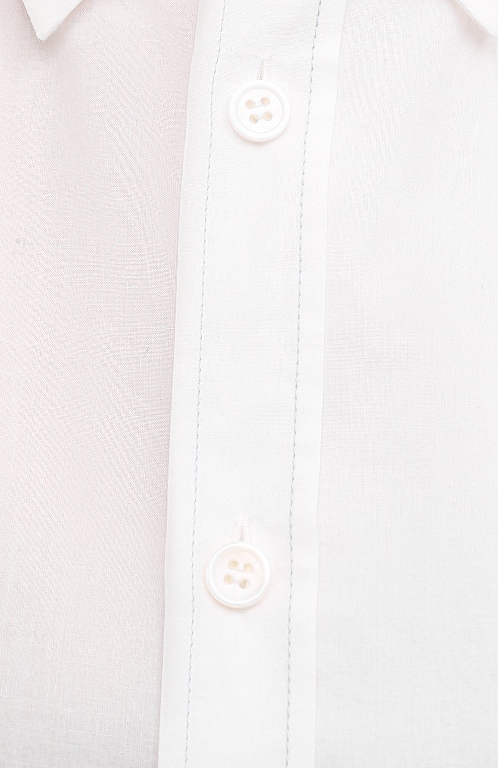 Женская хлопковая рубашка Y`S белого цвета, арт. YT-B01-030 | Фото 5 (Рукава: Длинные; Принт: Без принта; Женское Кросс-КТ: Рубашка-одежда; Длина (для топов): Удлиненные; Региональные ограничения белый список (Axapta Mercury): RU; Материал сплава: Проставлено; Материал внешний: Хлопок; Драгоценные камни: Проставлено; Стили: Минимализм)