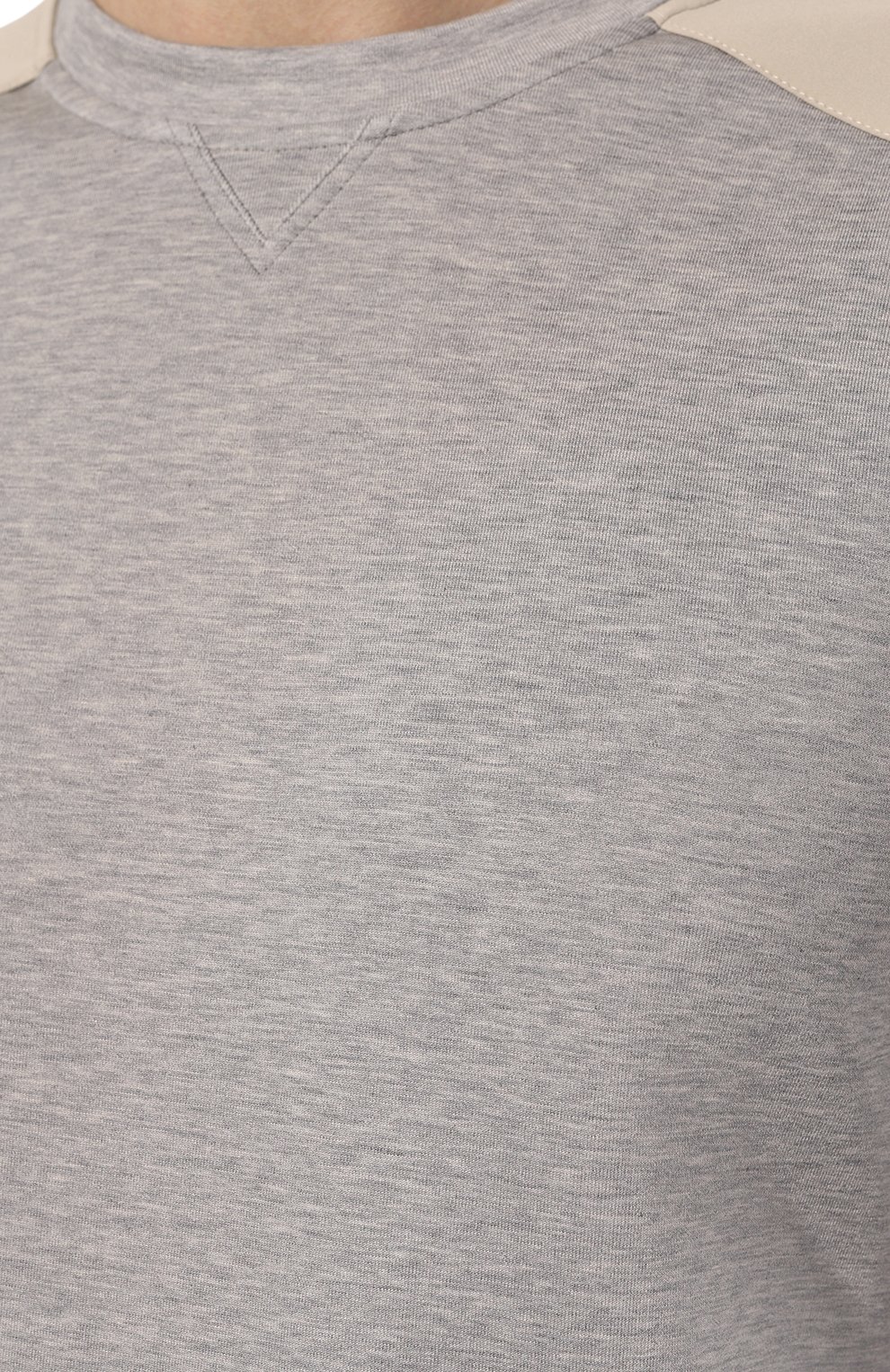 Хлопковый свитшот Paul&Shark 23411939, цвет серый, размер 50 - фото 5