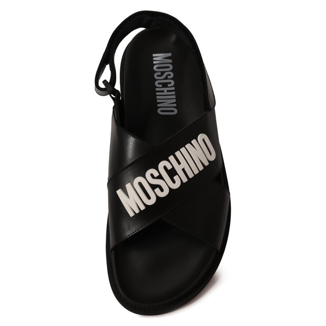 фото Кожаные сандалии moschino