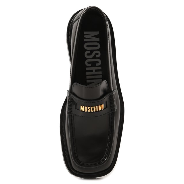 фото Кожаные лоферы moschino