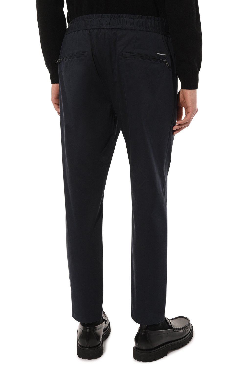 Хлопковые брюки Dolce & Gabbana  GYACET/FUFKF Фото 4