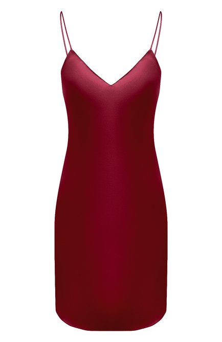 Женская шелковая сорочка LUNA DI SETA красного цвета по цене 18970 руб., арт. VLST08008 | Фото 1