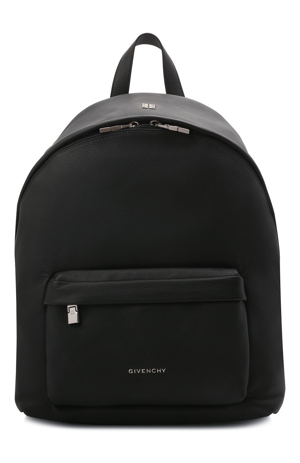 Мужской кожаный рюкзак double u GIVENCHY черного цвета, арт. BK508AK154 | Фото 1 (Материал: Натуральная кожа; Стили: Классический; Размер: large)