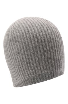 Мужская кашемировая шапка ALLUDE серого цвета, арт. 5592459 | Фото 1 (Материал: Текстиль, Кашемир, Шерсть; Кросс-КТ: Трикотаж)