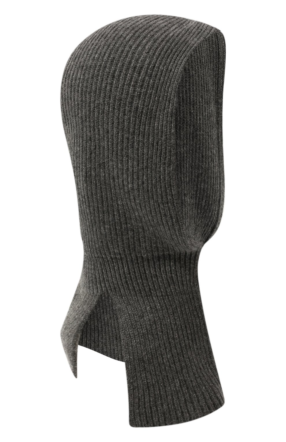 Детского кашемировый капор BRUNELLO CUCINELLI серого цвета, арт. B22M90004B | Фото 1 (Материал: Текстиль, Кашемир, Шерсть)