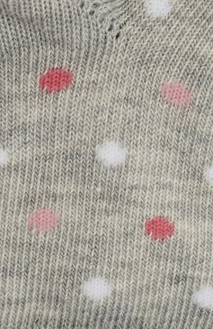 Детские хлопковые носки FALKE серого цвета, арт. 12090. | Фото 2 (Материал: Текстиль, Хлопок)