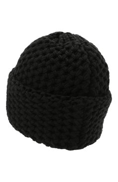 Женская кашемировая шапка INVERNI черного цвета, арт. 4232 CM | Фото 3 (Материал: Текстиль, Кашемир, Шерсть)
