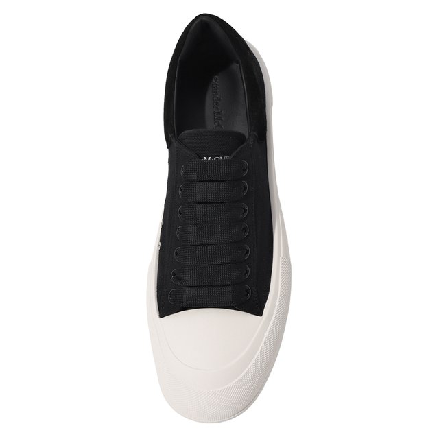 фото Текстильные кеды deck plimsoll alexander mcqueen