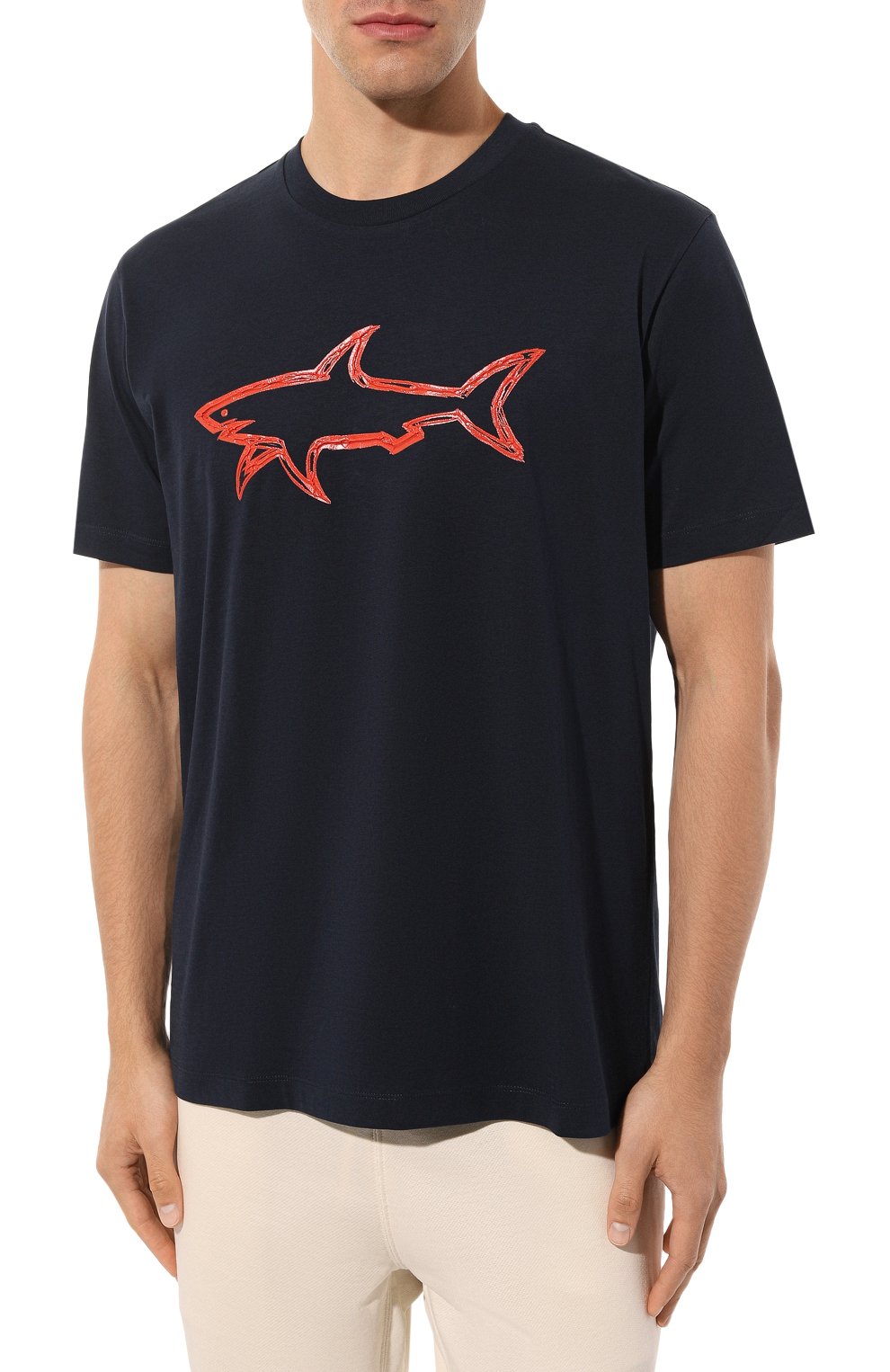 Хлопковая футболка Paul&Shark  12311633 Фото 3