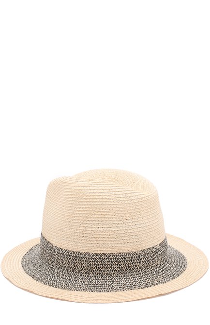 Женская шляпа с повязкой INVERNI бежевого цвета, арт. 3651CC | Фото 2 (Статус проверки: Проверена категория, Проверено; Материал: Растительное волокно)