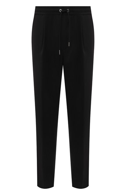 Мужские брюки MONCLER черного цвета по цене 52450 руб., арт. G2-091-2A000-21-595LV | Фото 1