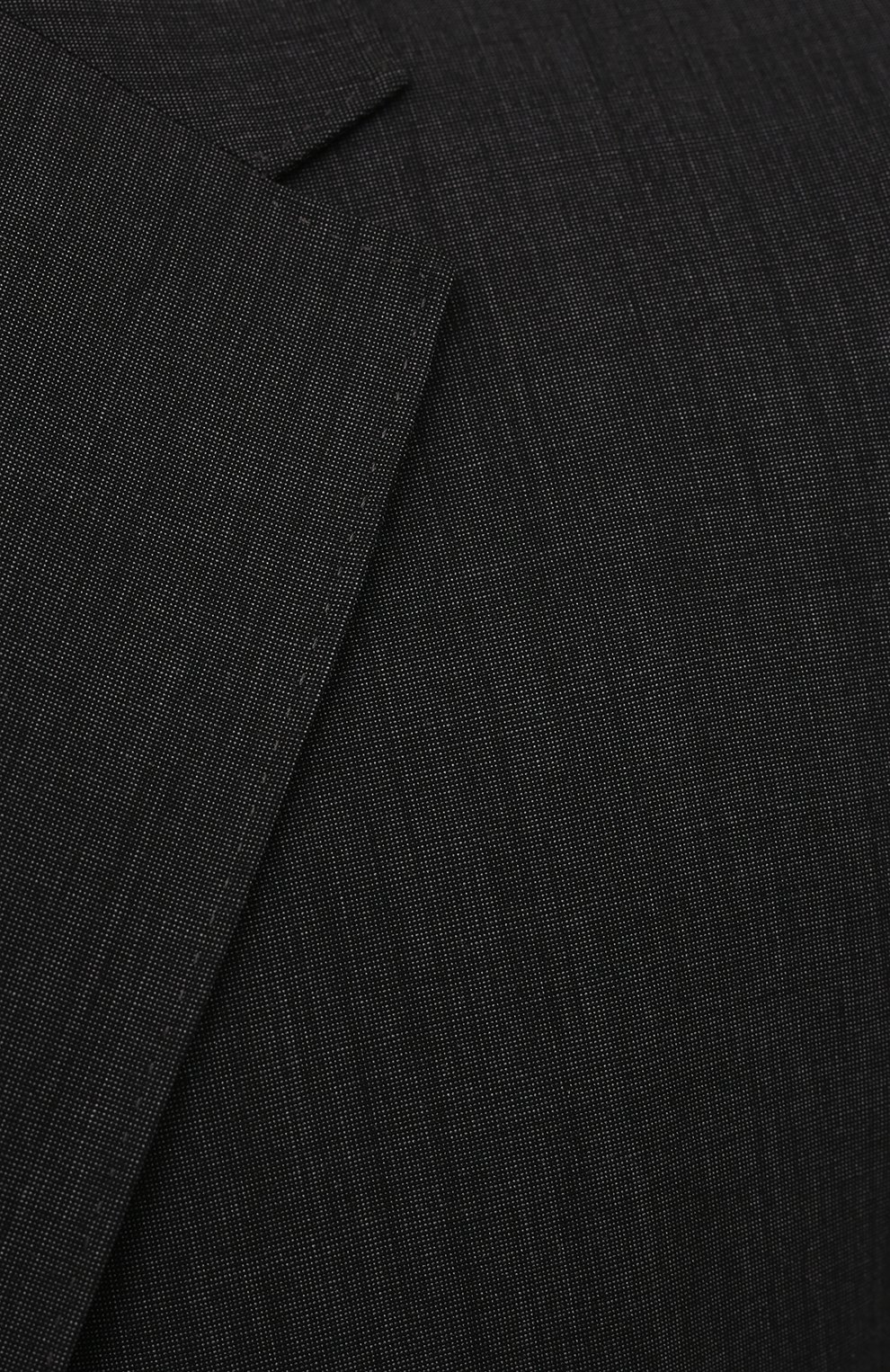 Мужской шерстяной костюм Z ZEGNA темно-серого цвета, арт. 924747/2X7YGX | Фото 6 (Материал внешний: Шерсть; Рукава: Длинные; Костюмы М: Однобортный; Стили: Классический; Материал подклада: Синтетический материал)