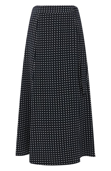 Женская шелковая юбка LORO PIANA темно-синего цвета по цене 206000 руб., арт. FAL0756 | Фото 1