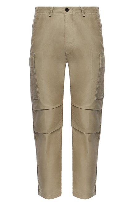 Мужские хлопковые брюки-карго TOM FORD бежевого цвета по цене 131500 руб., арт. BW141/TFP223 | Фото 1