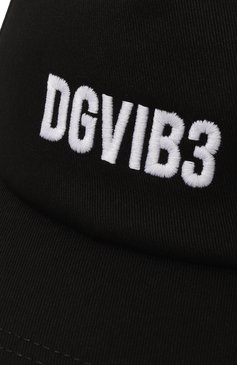 Мужской хлопковая бейсболка dgvib3 DOLCE & GABBANA черного цвета, арт. GH873Z/GH197 | Фото 4 (Материал: Текстиль, Хлопок; Материал сплава: Проставлено; Нос: Не проставлено)