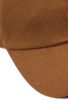 Мужской шерстяная бейсболка LORO PIANA темно-бежевого цвета, арт. FAL4808/VVIC | Фото 3 (Материал: Текстиль, Шерсть)