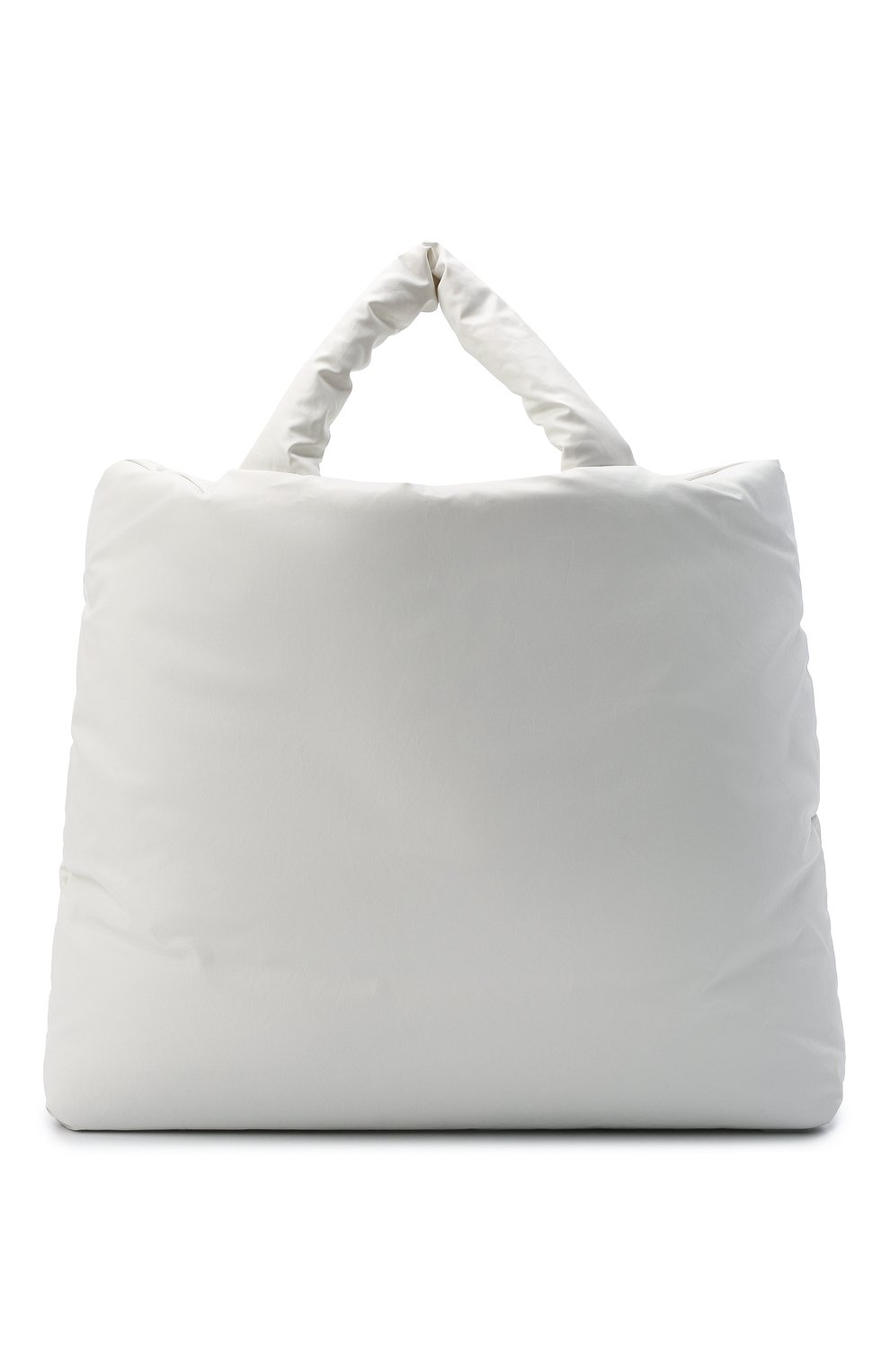 Женский сумка-шопер KASSL EDITIONS белого цвета, арт. H0L21B03100000 | Фото 1 (Сумки-технические: Сумки-шопперы; Материал: Текстиль; Размер: large)