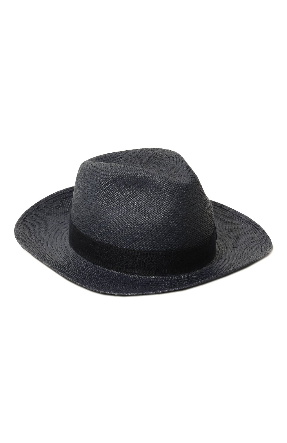 Мужская шляпа STEFANO RICCI темно-синего цвета, арт. MCV2100020/GRASPN | Фото 1 (Материал: Текстиль, Растительное волокно)