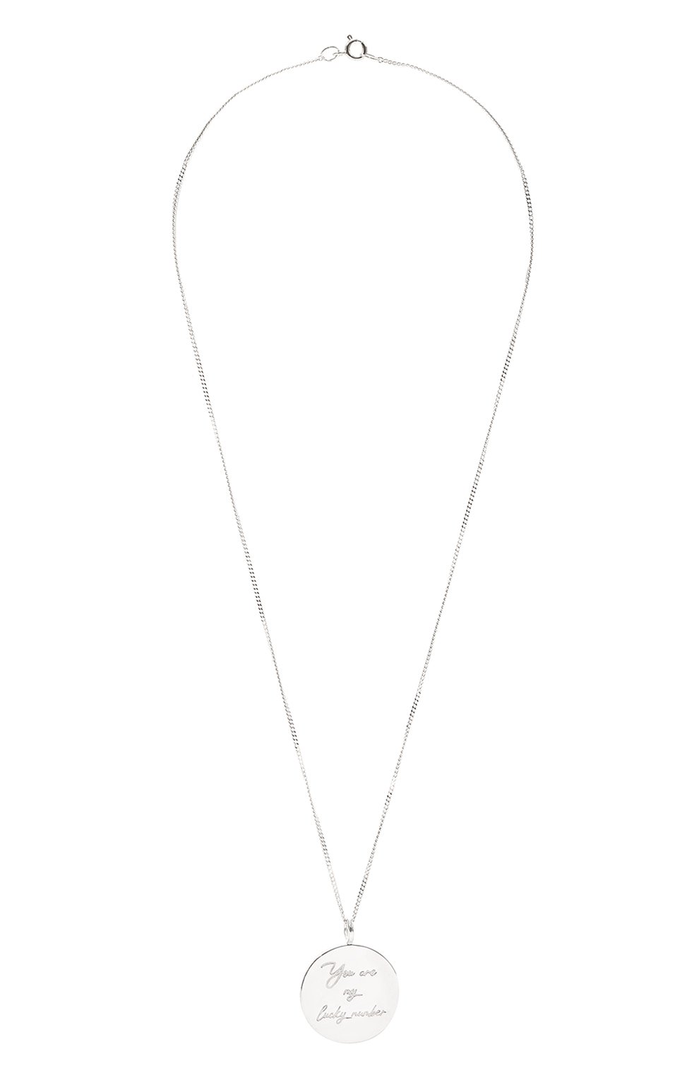 Женская подвеска на цепочке vegas LEVASHOVAELAGINA серебряного цвета, арт. vegas/n | Фото 4 (Материал: Металл)
