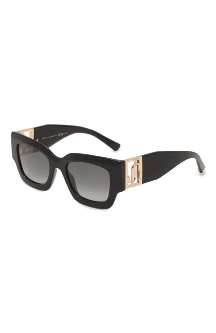 Женские солнцезащитные очки JIMMY CHOO черн ого цвета, арт. NENA 807 | Фото 1 (Тип очков: С/з; Оптика Гендер: оптика-женское; Очки форма: Квадратные)