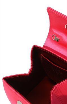 Женская сумка liza mini RUBEUS MILANO розового цвета, арт. 014/18DML354 | Фото 5 (Сумки-технические: Сумки top-handle; Размер: mini; Ремень/цепочка: На ремешке; Материал: Текстиль)
