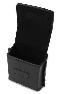 Кожаный чехол для airpods OFF-WHITE черного цвета, арт. 0MNJ014F21LEA001 | Фото 3 (Материал: Натуральная кожа; Женское Кросс-КТ: Кожа AirPods)