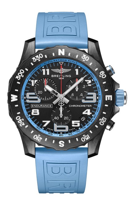 Мужские часы endurance pro 44 BREITLING бесцветного цвета, арт. X82310281B1S1 | Фото 1 (Механизм: Кварц; Цвет циферблата: Чёрный; Материал корпуса: Другое)