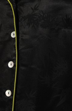 Женская пижама из вискозы и шелка KLEED LOUNGEWEAR черного цвета, арт. BAMB00 PYJAMA | Фото 7 (Материал сплава: Проставлено; Нос: Не проставлено)