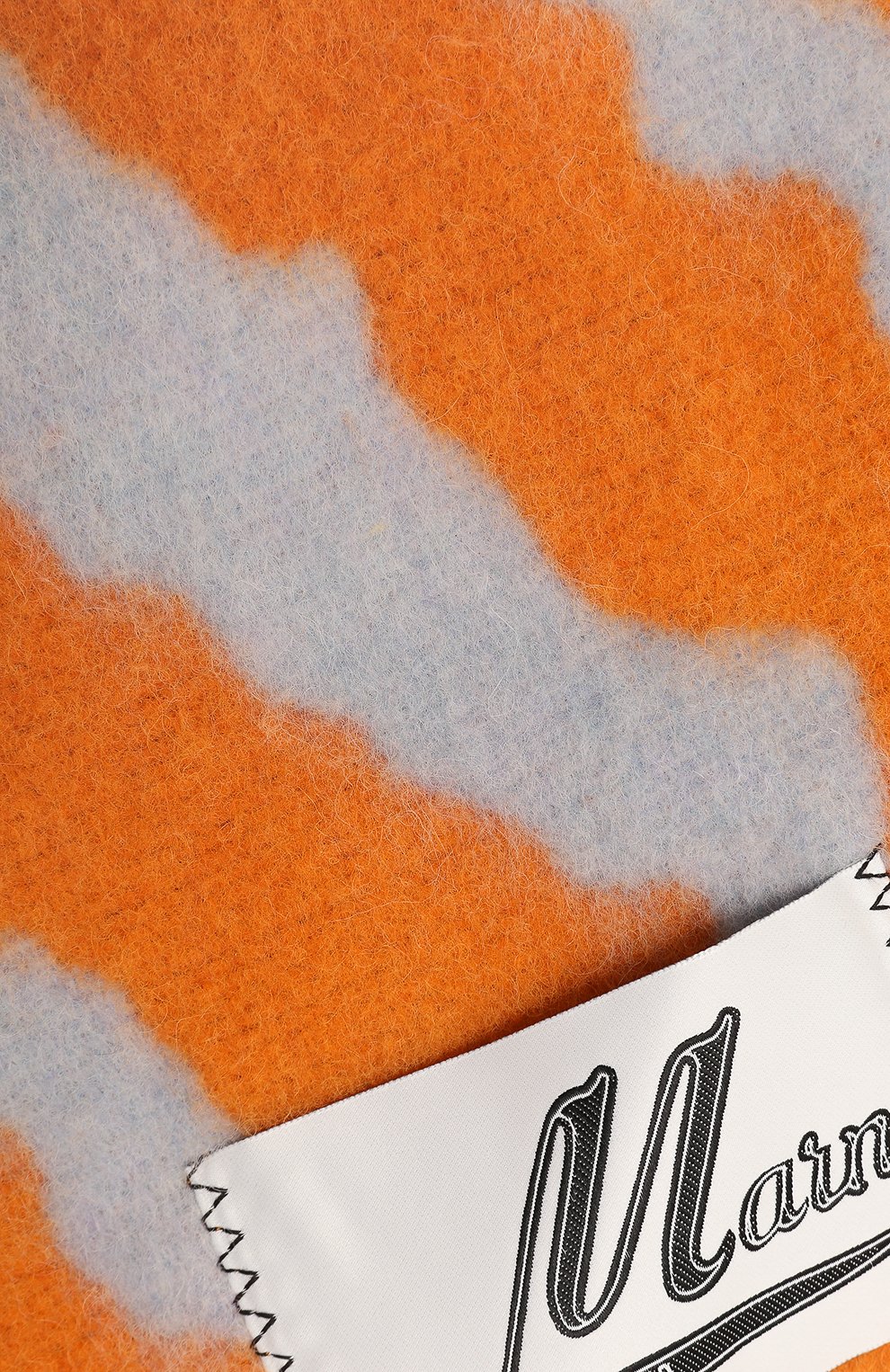 Женский шерстяной шарф MARNI разноцветного цвета, арт. SCMC0095Y0/UTW986 | Фото 4 (Материал: Текстиль, Шерсть)