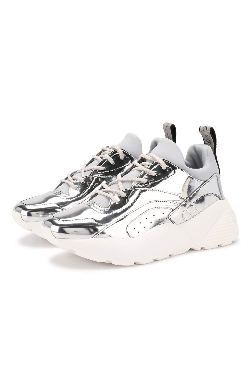 Женские серебряные кроссовки eclypse из экокожи STELLA MCCARTNEY купить ...