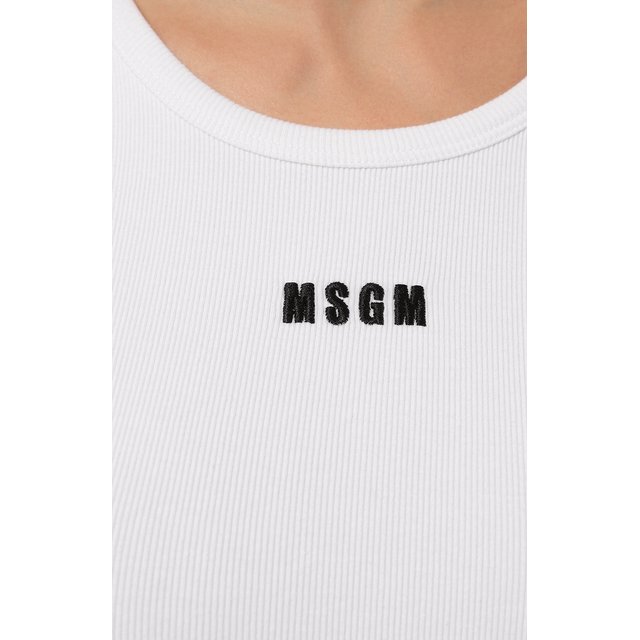 фото Хлопковая майка msgm