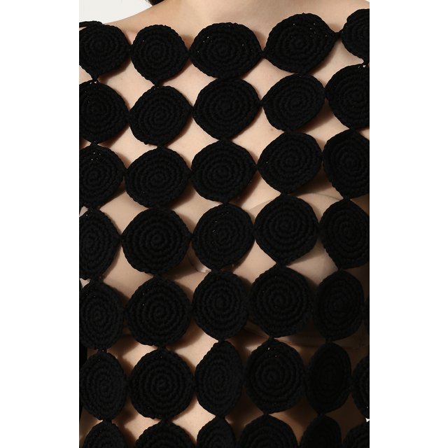 фото Перфорированный хлопковый топ tse