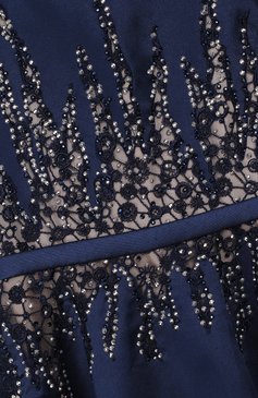 Детское платье-макси с шарфом CIAO KIDS синего цвета, арт. CK1702 | Фото 4 (Случай: Вечерний; Рукава: Короткие; Девочки Кросс-КТ: Платье-одежда; Статус проверки: Проверена категория)