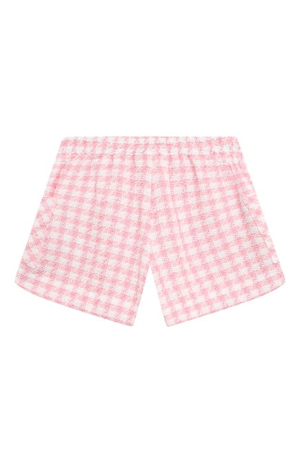 Детские хлопковые шорты JAKIOO розового цвета, арт. 41C406 | Фото 2 (Нос: Не проставлено; Материал сплава: Проставлено; Материал внешний: Хлопок)