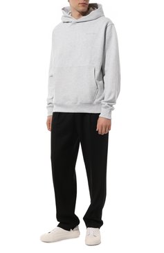 Мужской хлопковое худи ADIDAS ORIGINALS серого цвета, арт. H58294 | Фото 2 (Рукава: Длинные; Принт: Без принта; Региональные ограничения белый список (Axapta Mercury): Не проставлено; Длина (для топов): Стандартные; Мужское Кросс-КТ: Худи-одежда; Материал сплава: Проставлено; Материал внешний: Хлопок; Стили: Спорт-шик; Драгоценные камни: Проставлено)