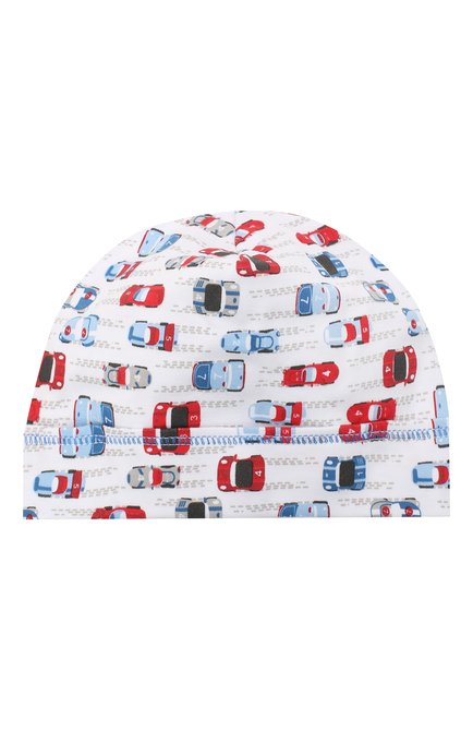 Детского хлопковая шапка MAGNOLIA BABY голубого цвета, арт. 979-50P-LB | Фото 1 (Материал: Текстиль, Хлопок)