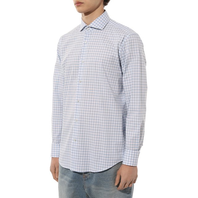 фото Хлопковая рубашка boss