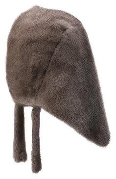 Женский косынка из меха норки FURLAND серого цвета, арт. 0160800110206600676 | Фото 3 (Материал: Натуральный мех)