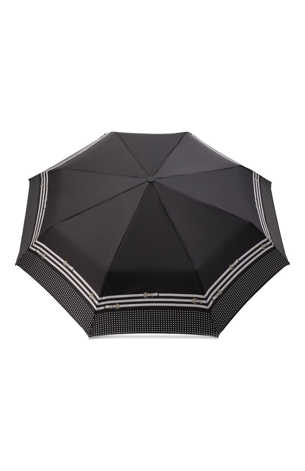 Женский складной зонт DOPPLER черного цвета, арт. 34518 107/52 | Фото 1 (Материал: Текстиль, Синтетический материал)