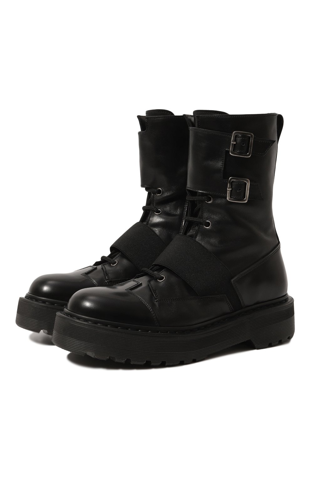 Кожаные ботинки Premiata M4970C/VARIANTE 3, цвет чёрный, размер 37 M4970C/VARIANTE 3 - фото 1