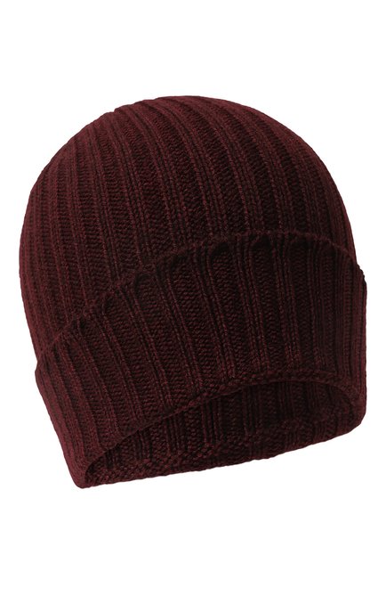 Мужская шерстяная шапка GRAN SASSO бордового цвета, арт. 23190/22700 | Фото 1 (Материал: Шерсть, Текстиль; Кросс-КТ: Трикотаж)