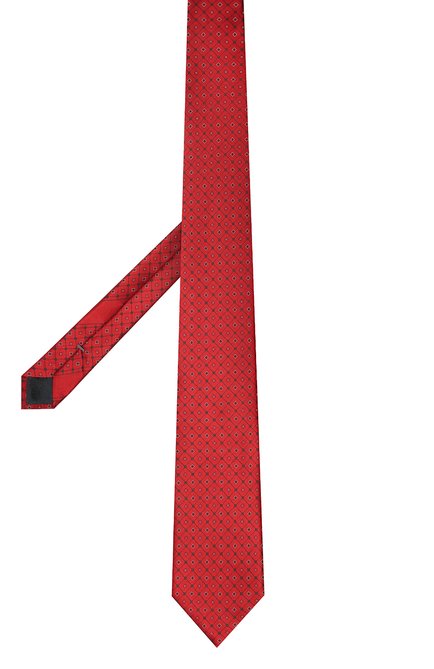 Мужской шелковый галстук ERMENEGILDO ZEGNA красного цвета, арт. Z9E23/100 | Фото 2 (Материал: Шелк, Текстиль; Принт: С принтом)
