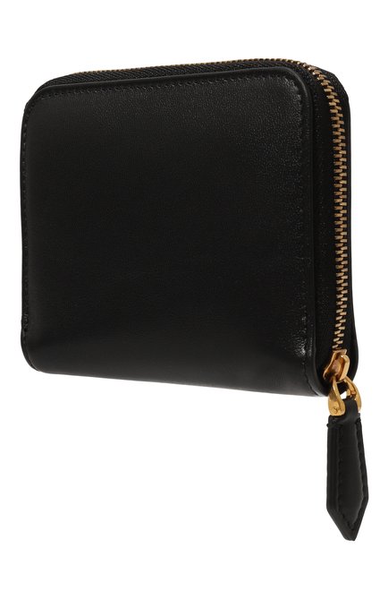 Женские кожаный кошелек BALMAIN черного цвета, арт. BN1NK196/LBST | Фото 2 (Нос: Не проставлено; Материал: Натуральная кожа; Материал сплава: Проставлено)
