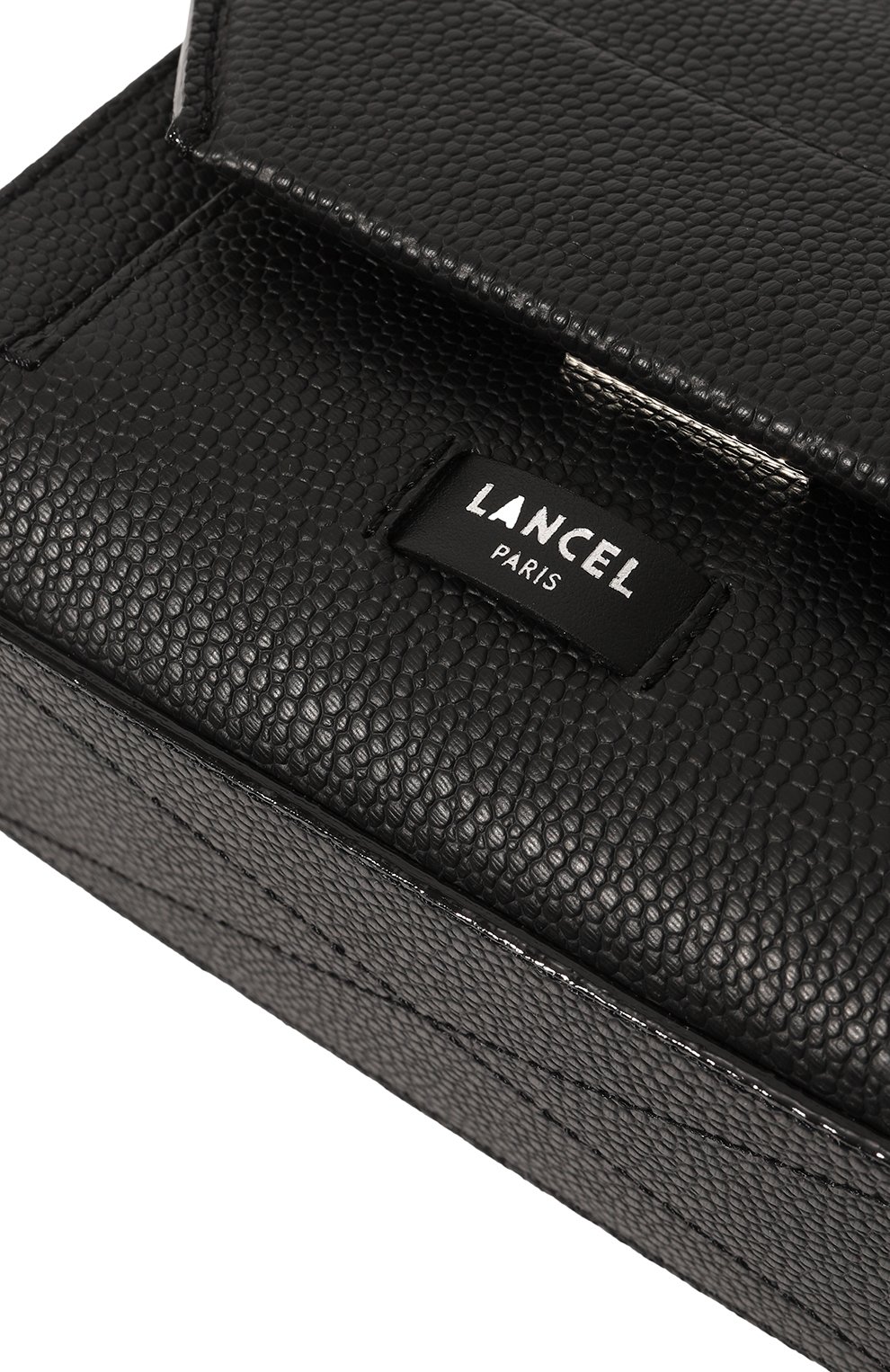 Женская сумка ninon s LANCEL черного цвета, арт. A09221 | Фото 3 (Сумки-технические: Сумки top-handle; Материал: Натуральная кожа)