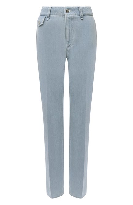 Женские джинсы BURBERRY светло-голубого цвета по цене 88350 руб., арт. 8045037 | Фото 1