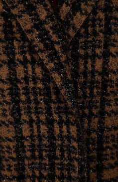 Женское пальто LANVIN коричневого цвета, арт. W010202058P7B | Фото 2 (Материал внешний: Синтетический материал)