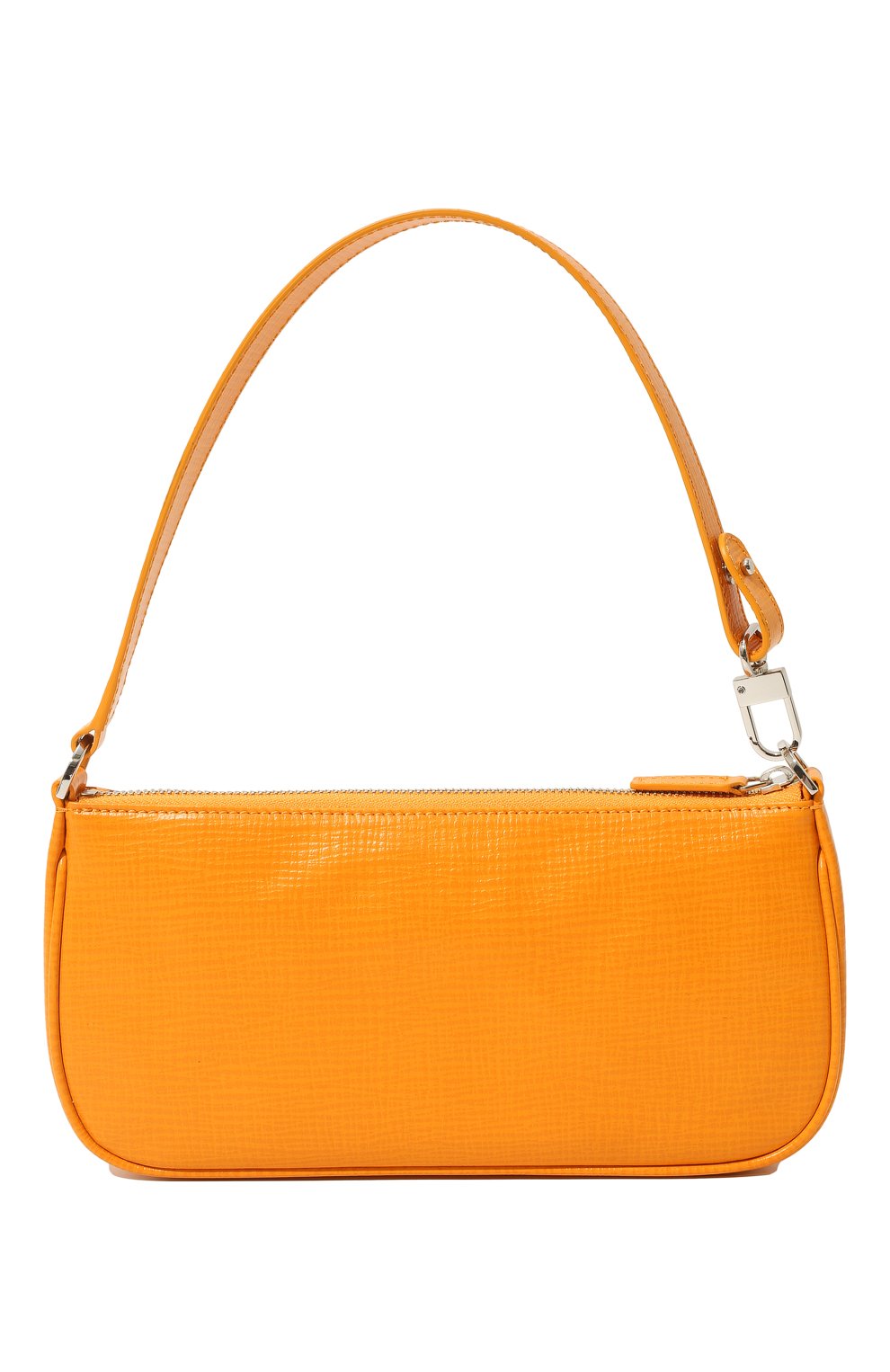 Женская сумка rachel BY FAR оранжевого цвета, арт. 22CRRCLSSNFEMED | Фото 6 (Сумки-технические: Сумки top-handle; Размер: medium; Материал: Натуральная кожа)
