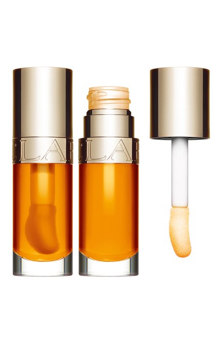 Масло-блеск для губ lip comfort oil, 01 honey (7ml) CLARINS  цвета, арт. 80084587 | Фото 2